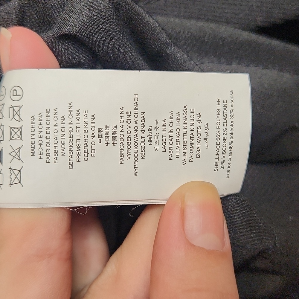 Michael Kors Black Wool Blend Quilted Peacoat Gold Military‎ Buttons size xs - Picture 6 of 8